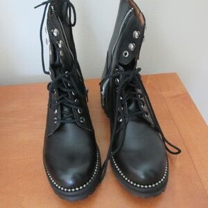 AQUA Women's Jax Combat Boots - New - Size 8